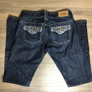 Guess Premium Medium Dark Wash Jeans size 27